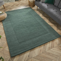 Effen vloerkleed - Tuscano Siena Donkergroen