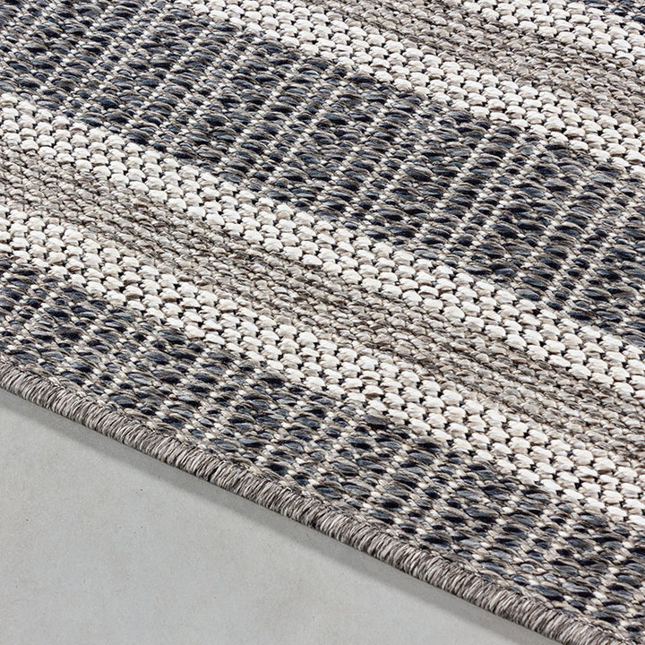 Jute balkonkleed - Aruba Double-Edge Grijs - 3