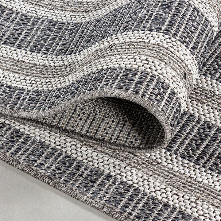 Jute balkonkleed - Aruba Double-Edge Grijs - 4