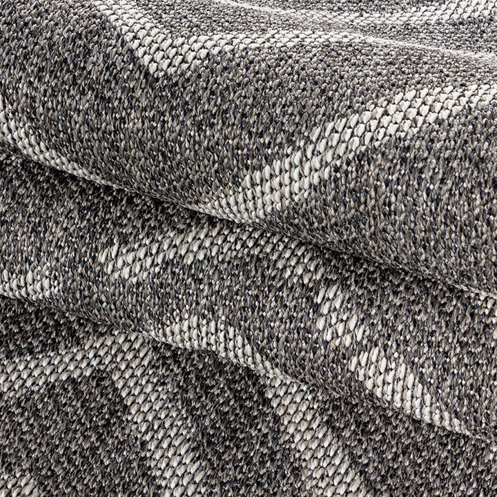 Jute buitenkleed - Aruba Square Grijs - 5