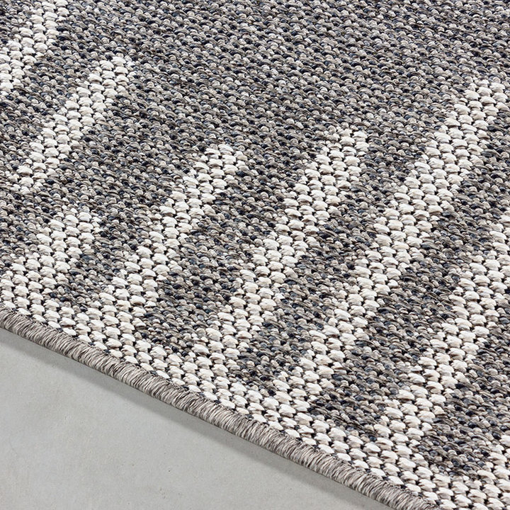 Jute balkonkleed - Aruba Square Grijs - 3