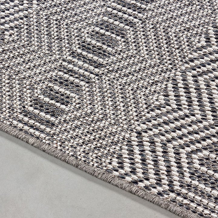 Jute buitenkleed - Aruba Melange Grijs - 3