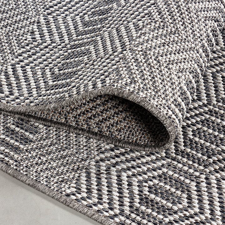 Jute buitenkleed - Aruba Melange Grijs - 4