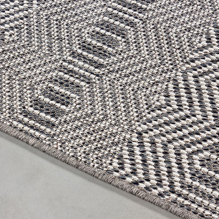 Jute balkonkleed - Aruba Melange Grijs - 3
