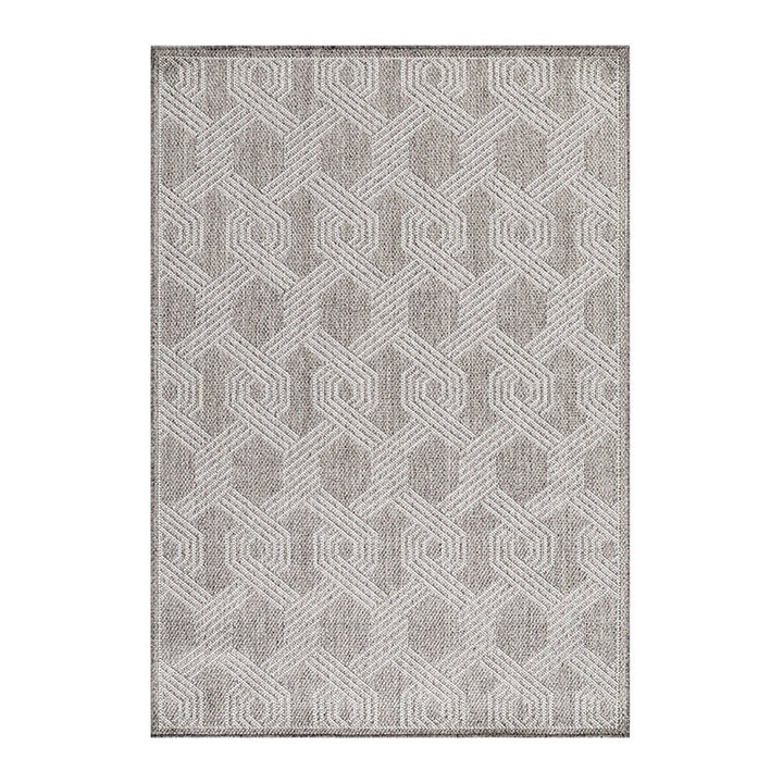 Jute buitenkleed - Aruba Pattern Grijs - 1