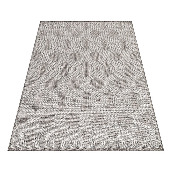 Jute buitenkleed - Aruba Pattern Grijs - 2