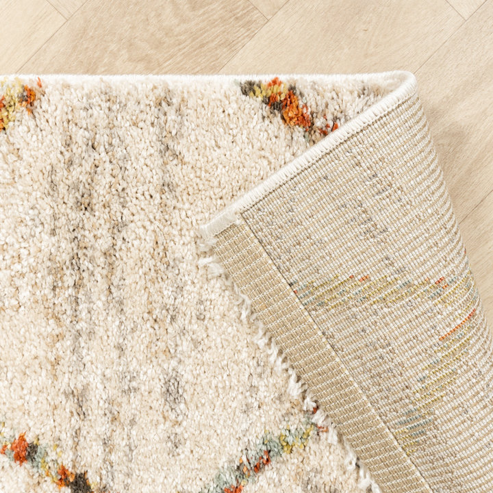 Hoogpolig vloerkleed - Blend Lines Terra - 7