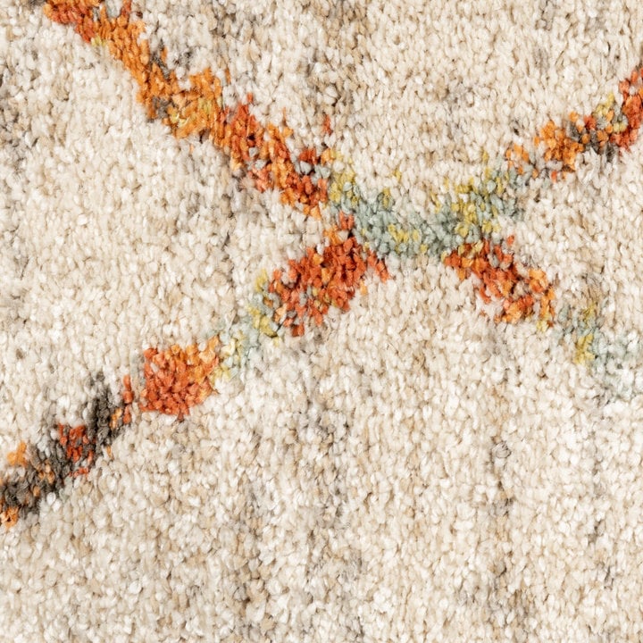 Hoogpolig vloerkleed - Blend Lines Terra - 3