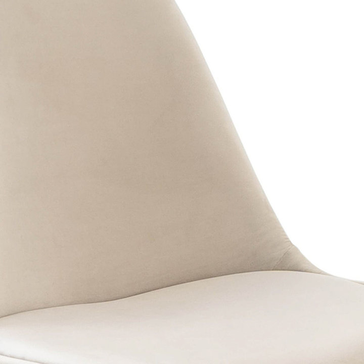Stoel Velvet - Champagne - 5