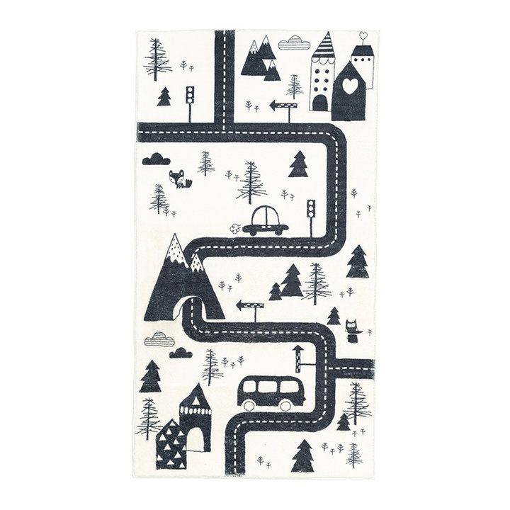 Auto speelkleed - Dex Trail Zwart - 1