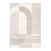 Hoogpolig vloerkleed - Serene Shapes Creme