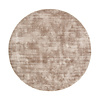 Rond viscose vloerkleed - Pearl Taupe