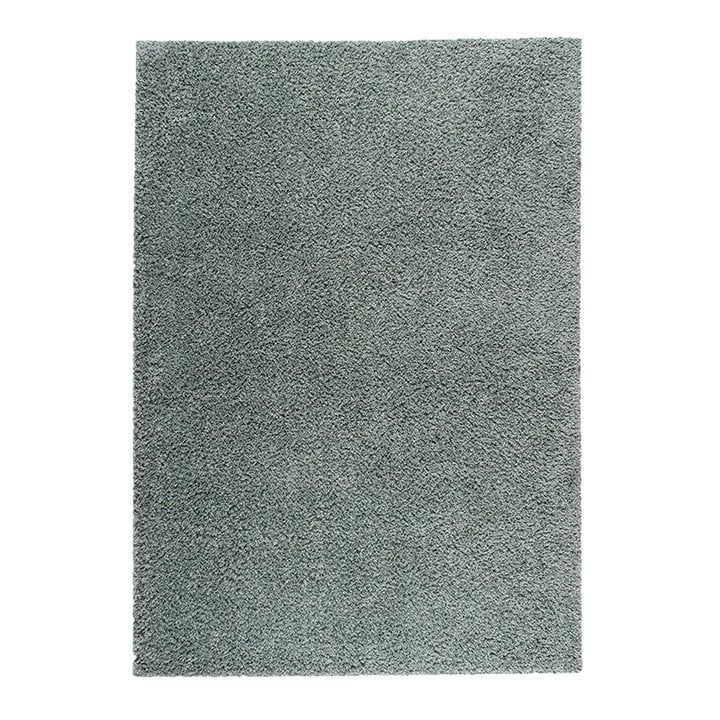 Hoogpolig vloerkleed - Solid Blauw/Groen - 1