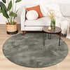 Rond wasbaar vloerkleed - Clean Groen - thumbnail