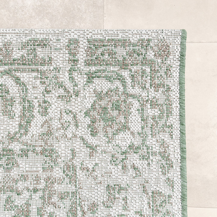 Vintage buitenkleed - Victoria Oriental Groen - 3
