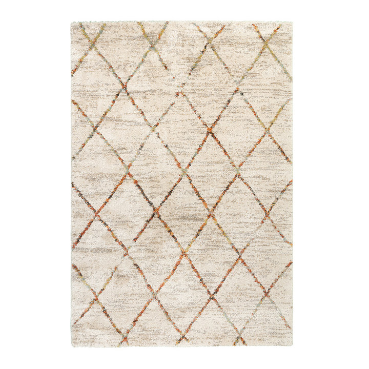 Hoogpolig vloerkleed - Blend Lines Terra - 1