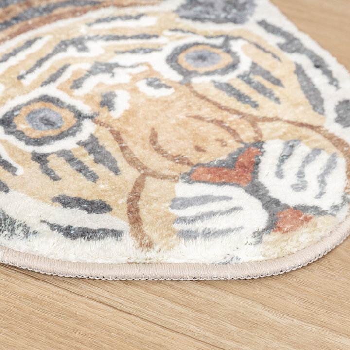 Wasbaar kindervloerkleed - Wild Tijger - 3