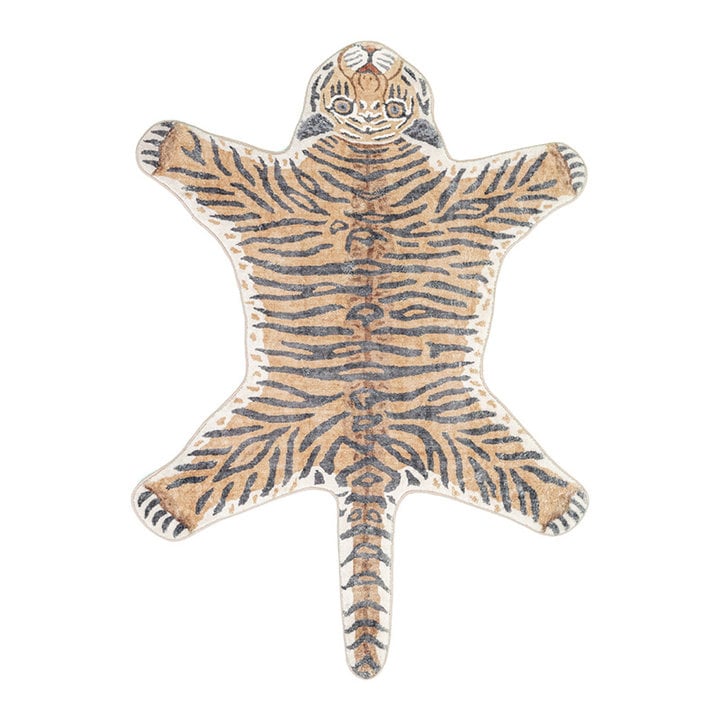Wasbaar kindervloerkleed - Wild Tijger - 1
