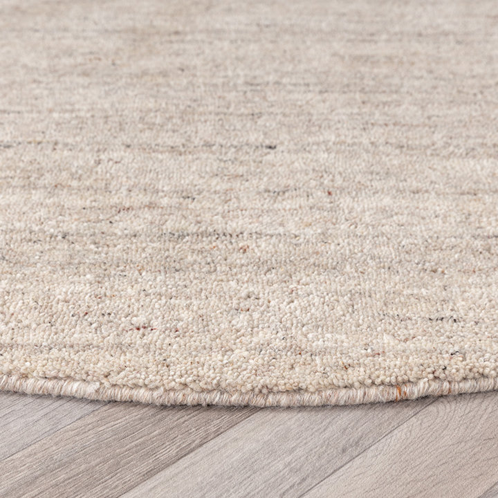Rond Berber vloerkleed - Aicha Taupe - 5