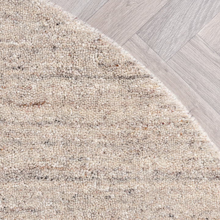 Rond Berber vloerkleed - Aicha Taupe - 4