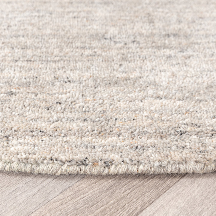Rond Berber vloerkleed - Aicha Grijs - 5