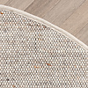 Rond wollen vloerkleed - Dala Beige/Gemeleerd