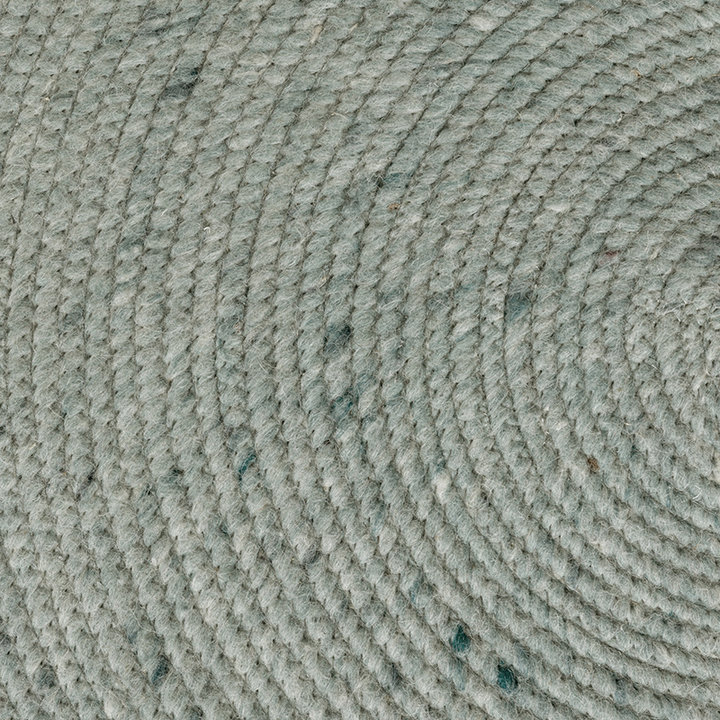 Rond wollen vloerkleed - Wise Groen No. 411 - 4