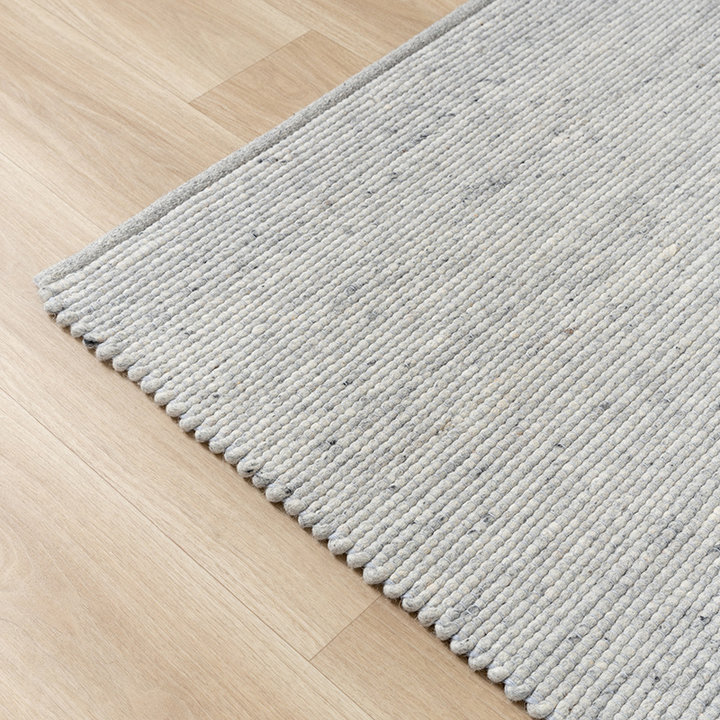 Wollen vloerkleed - Wise Grijs/Wit No. 609 - 3