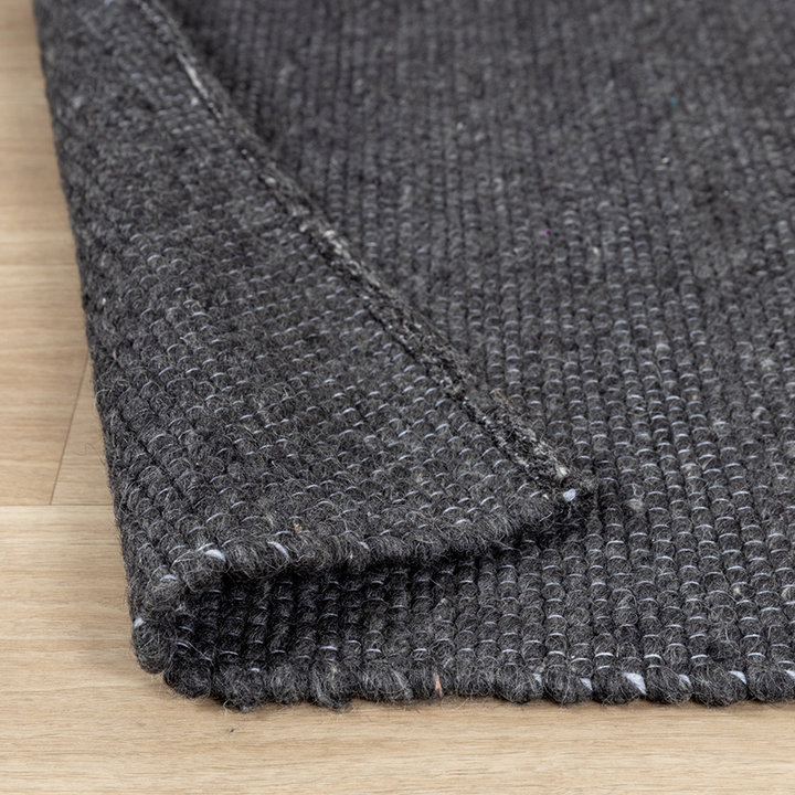 Wollen vloerkleed - Wise Antraciet No. 614 - 7