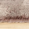 Zacht Hoogpolig vloerkleed - Flowy Taupe