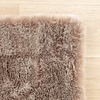 Zacht Hoogpolig vloerkleed - Flowy Taupe