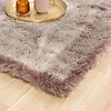 Zacht Hoogpolig vloerkleed - Flowy Taupe