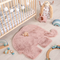 Kindervloerkleed - Huggy Olifant Roze