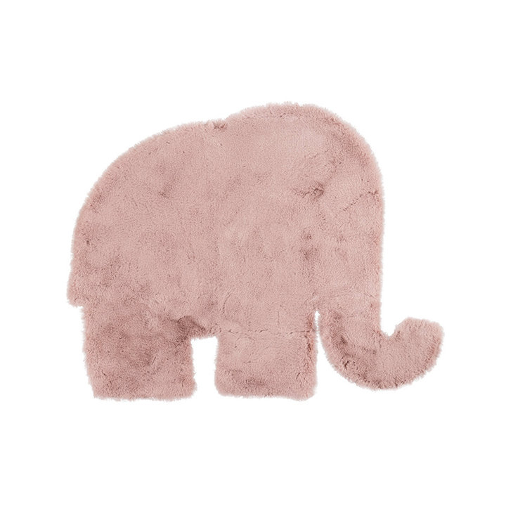 Kindervloerkleed - Huggy Olifant Roze - 1