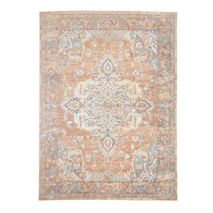 Wasbaar vloerkleed - Nova Medaillon Terra - 1