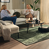 Viscose vloerkleed - Pearl Donkergroen