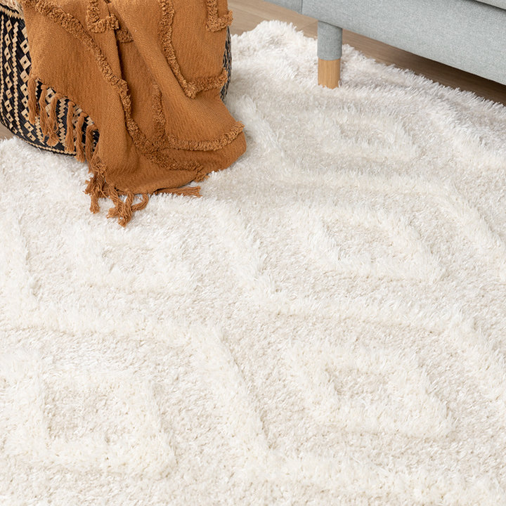 Scandinavisch vloerkleed - Lova Diamond Crème - 3