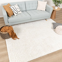Scandinavisch vloerkleed - Lova Maze Crème