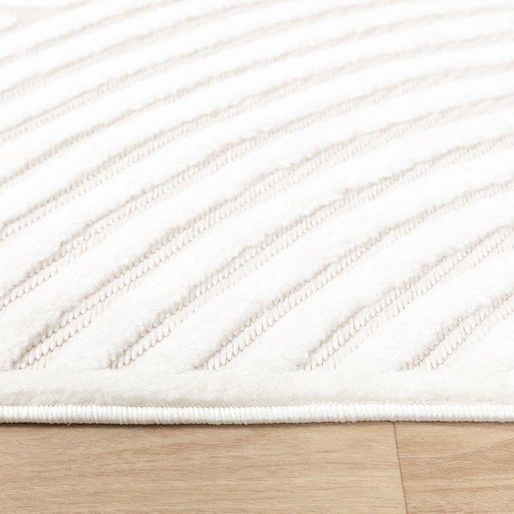 Modern binnen- en buitenkleed - Nori Curves Wit - 4