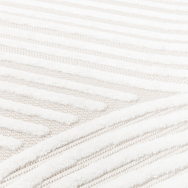 Modern binnen- en buitenkleed - Nori Curves Wit - 5