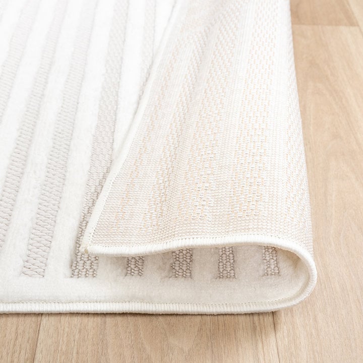 Modern binnen- en buitenkleed - Nori Curves Wit - 6