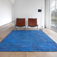 Modern vloerkleed - Meditation Coral 9225 Blauw