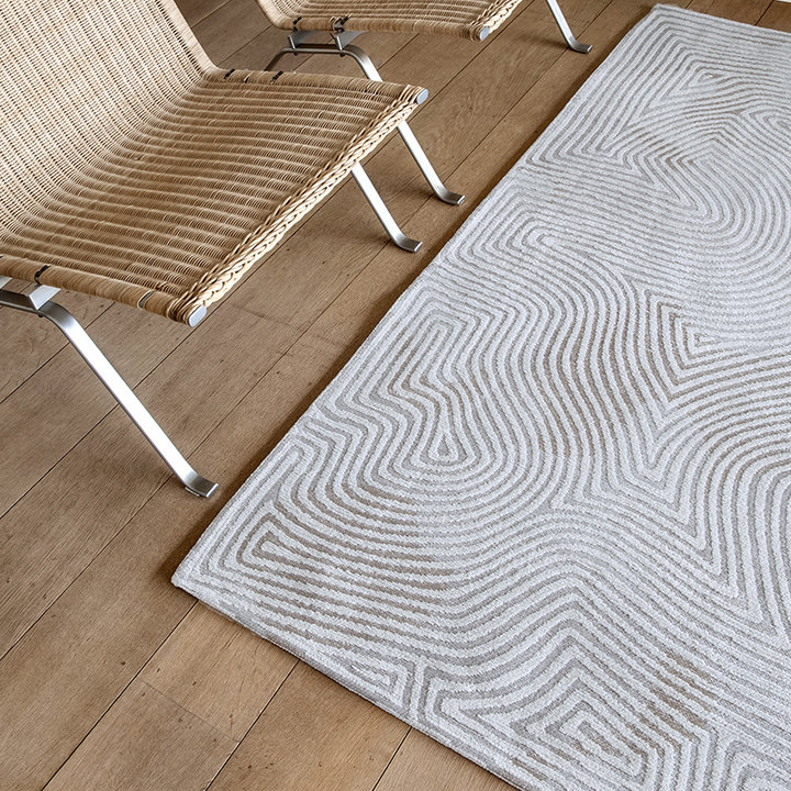 Modern vloerkleed - Meditation Coral 9228 Wit - 1