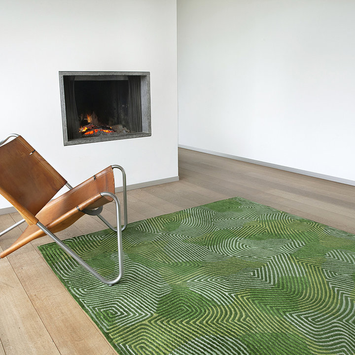 Modern vloerkleed - Meditation Coral 9231 Groen