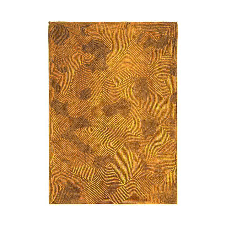 Modern vloerkleed - Meditation Coral 9226 Okergeel - 1