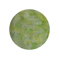 Rond modern vloerkleed - Meditation Coral 9231 Groen