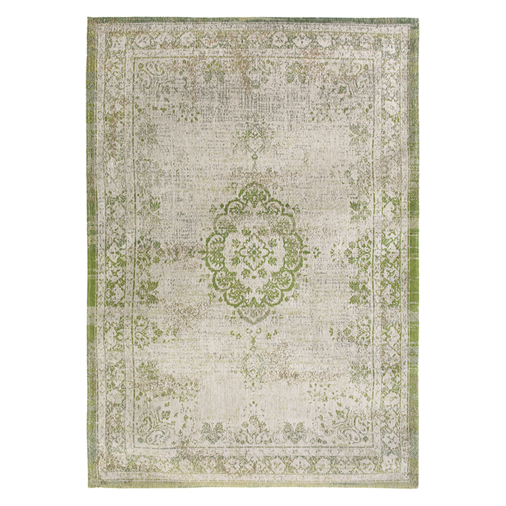 Vintage vloerkleed - Fading World Medaillon Groen 9066 - 1