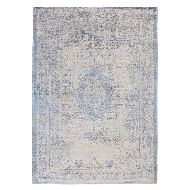 Vintage vloerkleed - Fading World Medaillon Blauw 9065 - 1