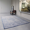 Vintage vloerkleed - Fading World Medaillon Blauw 9065 - thumbnail