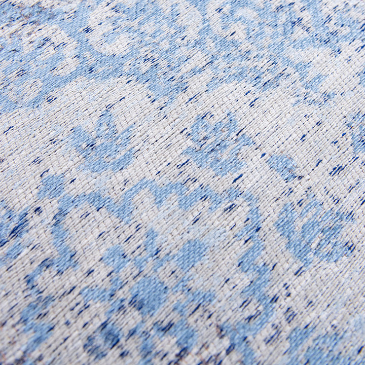 Vintage vloerkleed - Fading World Medaillon Blauw 9065 - 5
